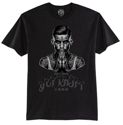 Defiant Tattoo tshirt front