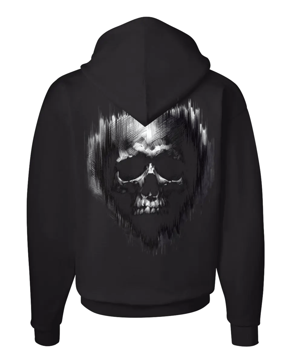 Defiant Skull Hoodie - Defiant Tees