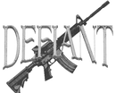 M4 rifle design graphic, raw tactical artwork file for t-shirt printing
